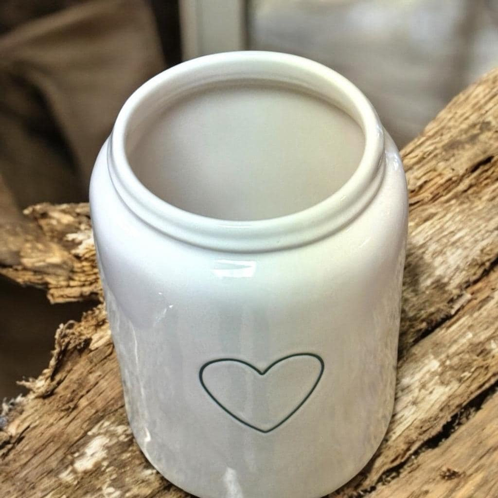 Rae Dunn Storage Heart Canister Mint Condition Canister Love Cookie Jar Storage - Picture 5 of 10